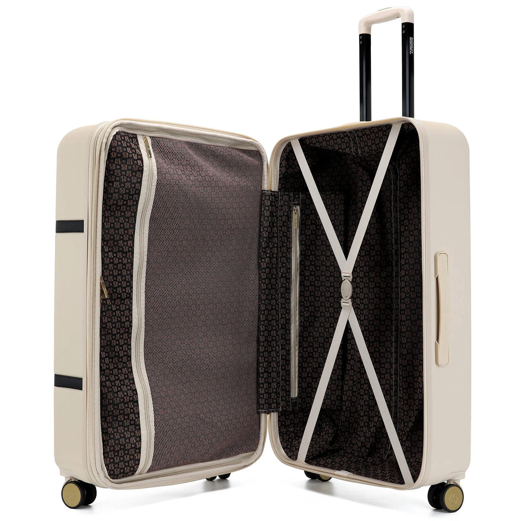 Grace 3 Piece Expandable Retro Luggage Set Travellty