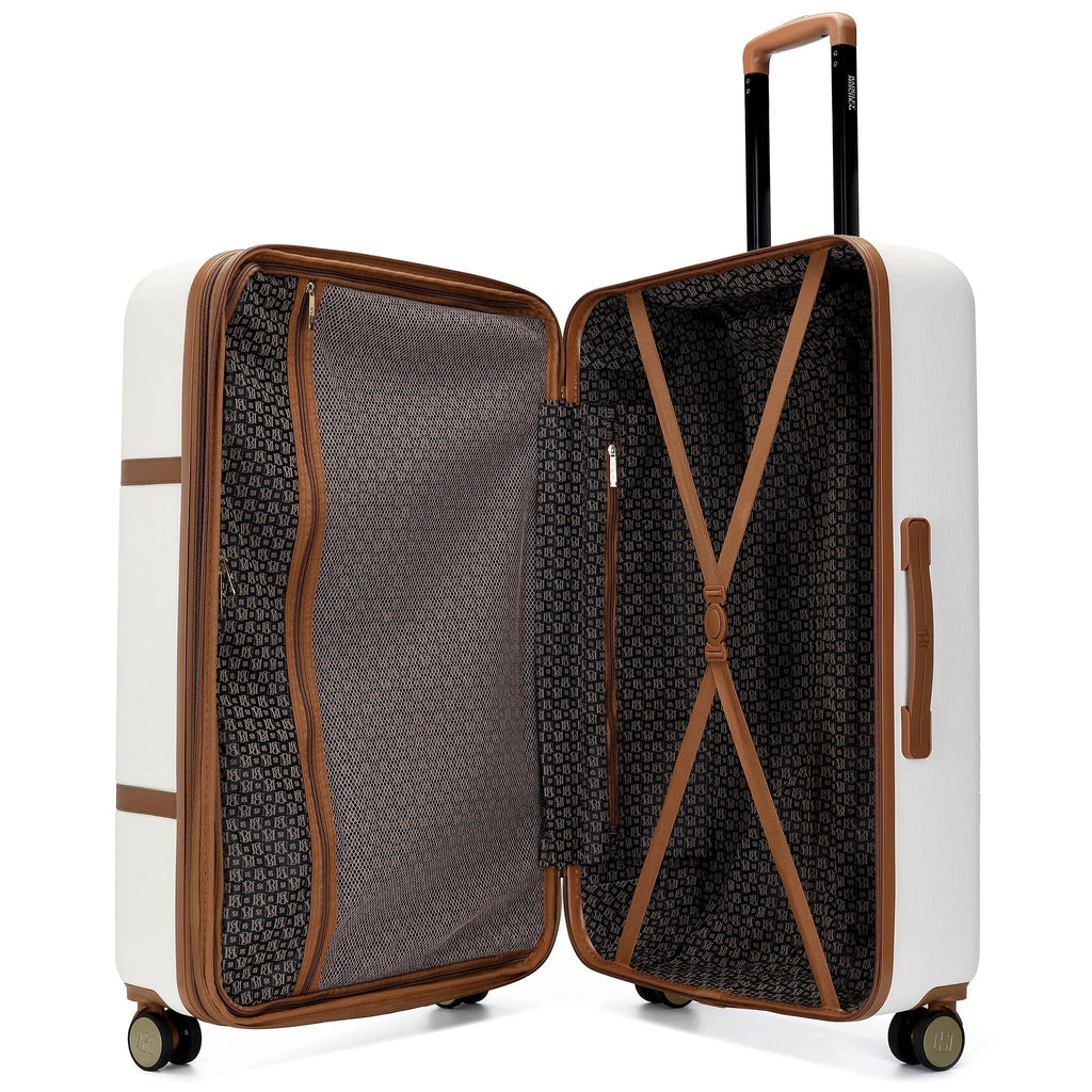 Grace 3 Piece Expandable Retro Luggage Set Travellty