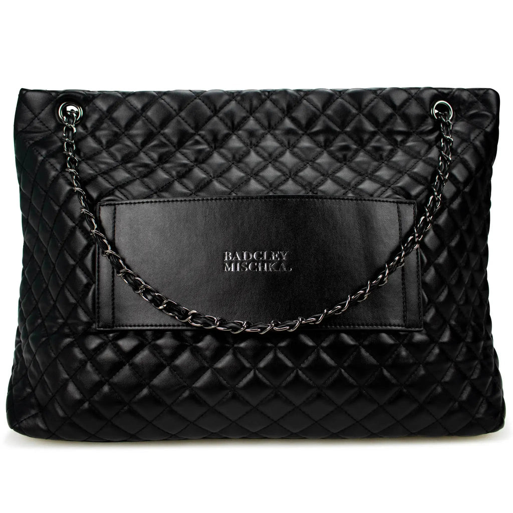 Diana Quilted Vegan Leather Weekender Duffel Bag Travellty