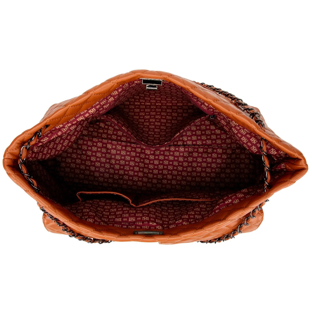 Diana Quilted Vegan Leather Weekender Duffel Bag Travellty