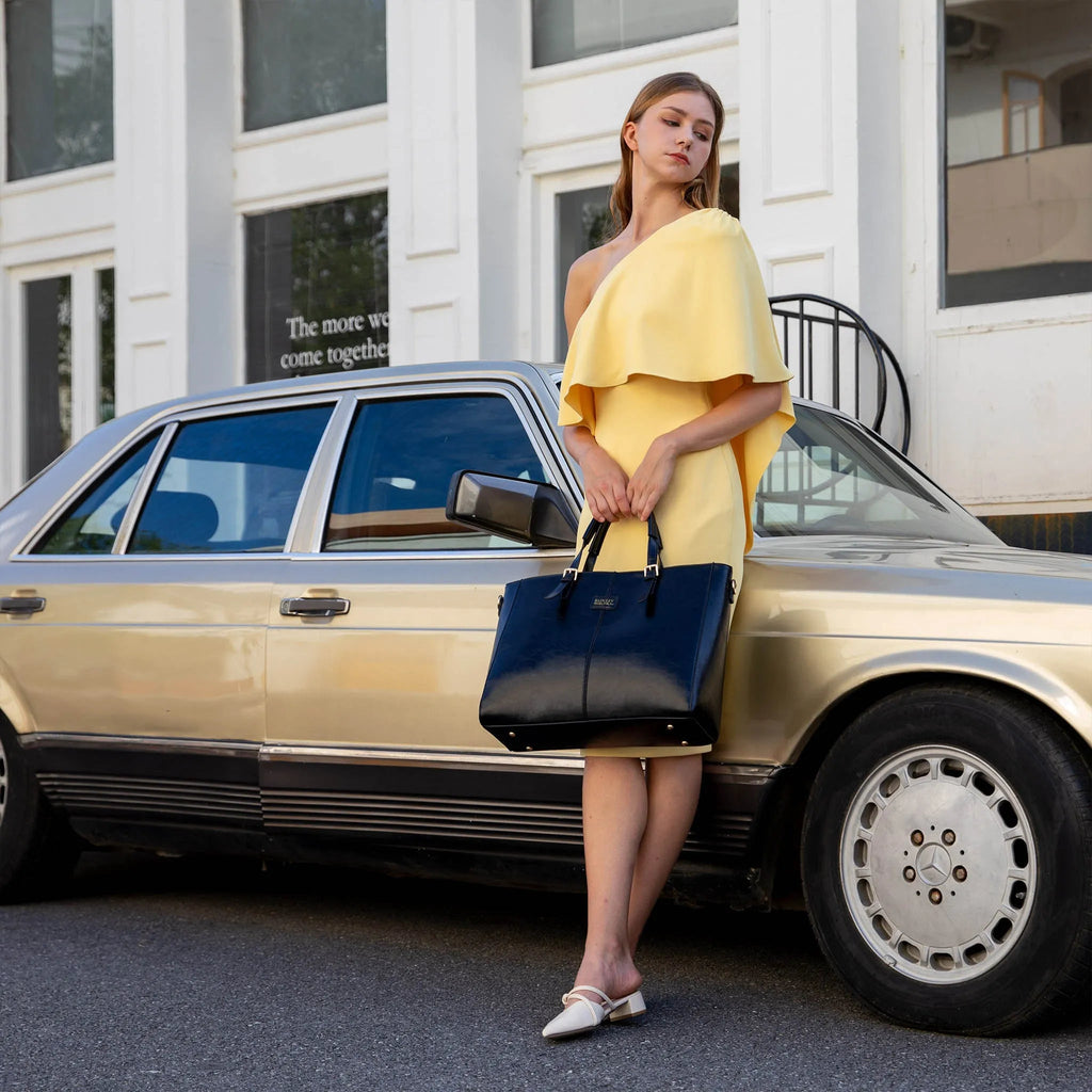 Julia Rustic Vegan Leather Weekender Duffel Bag Travellty