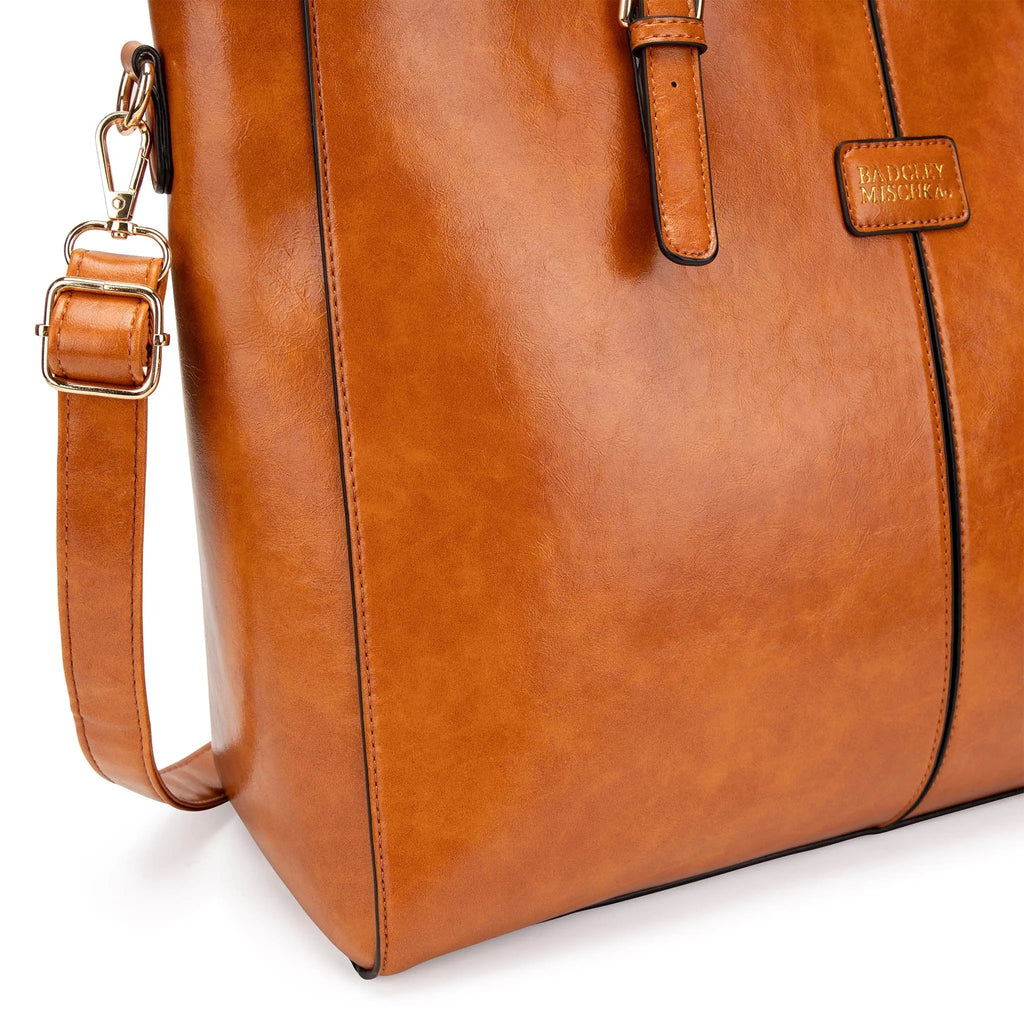 Julia Rustic Vegan Leather Weekender Duffel Bag Travellty