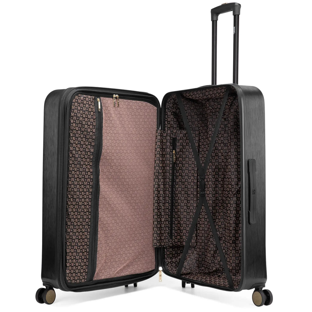 Diamond 3 Piece Expandable Chic Luggage Set Travellty