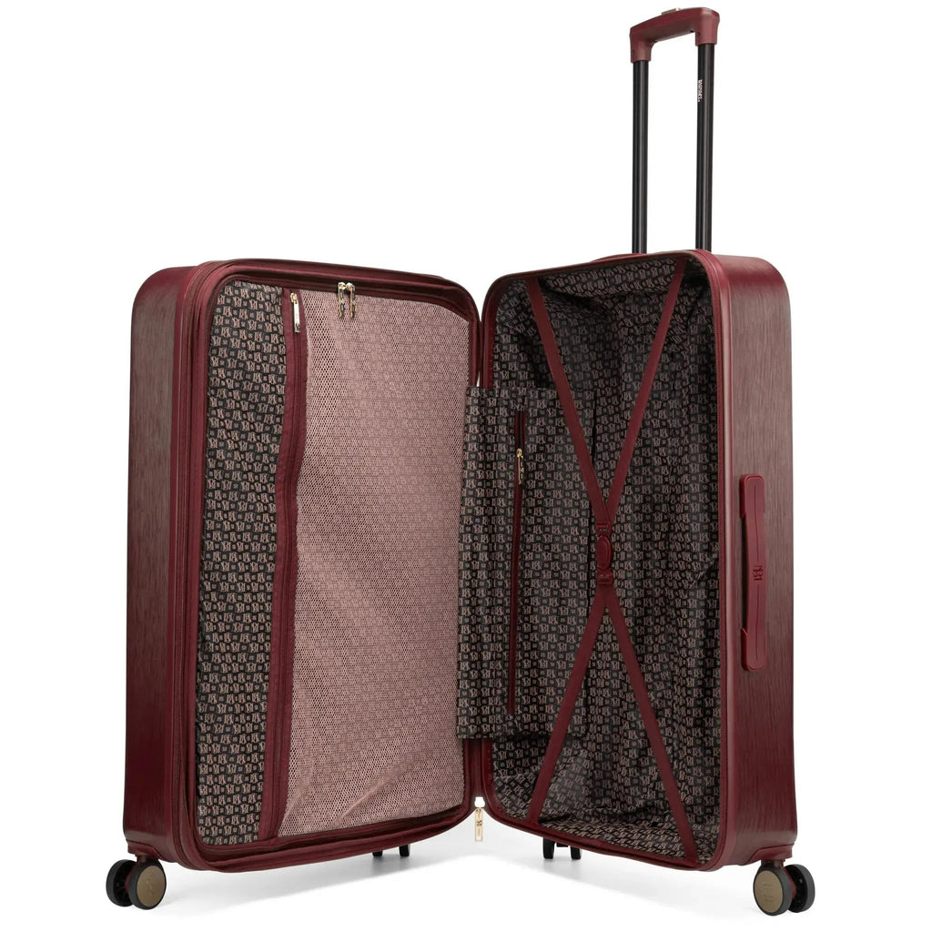 Diamond 3 Piece Expandable Chic Luggage Set Travellty