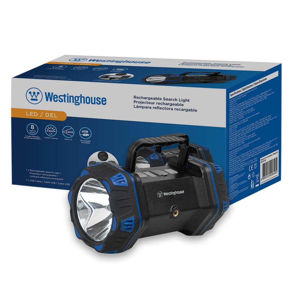 Westinghouse WF217 Rechargeable Search Light, Area Light, Mobile Power Mercantile Mountain