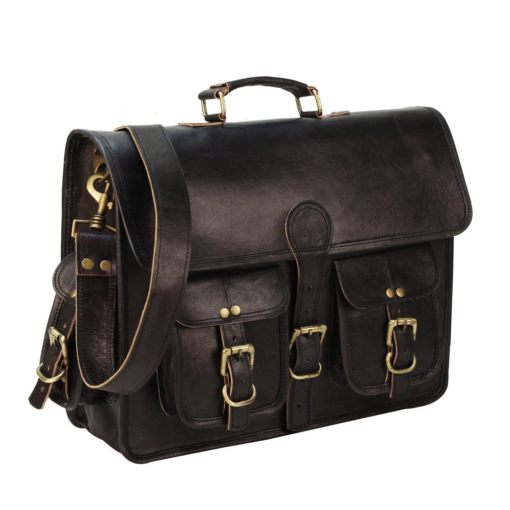 The Vintage Black Classy Leather Bags
