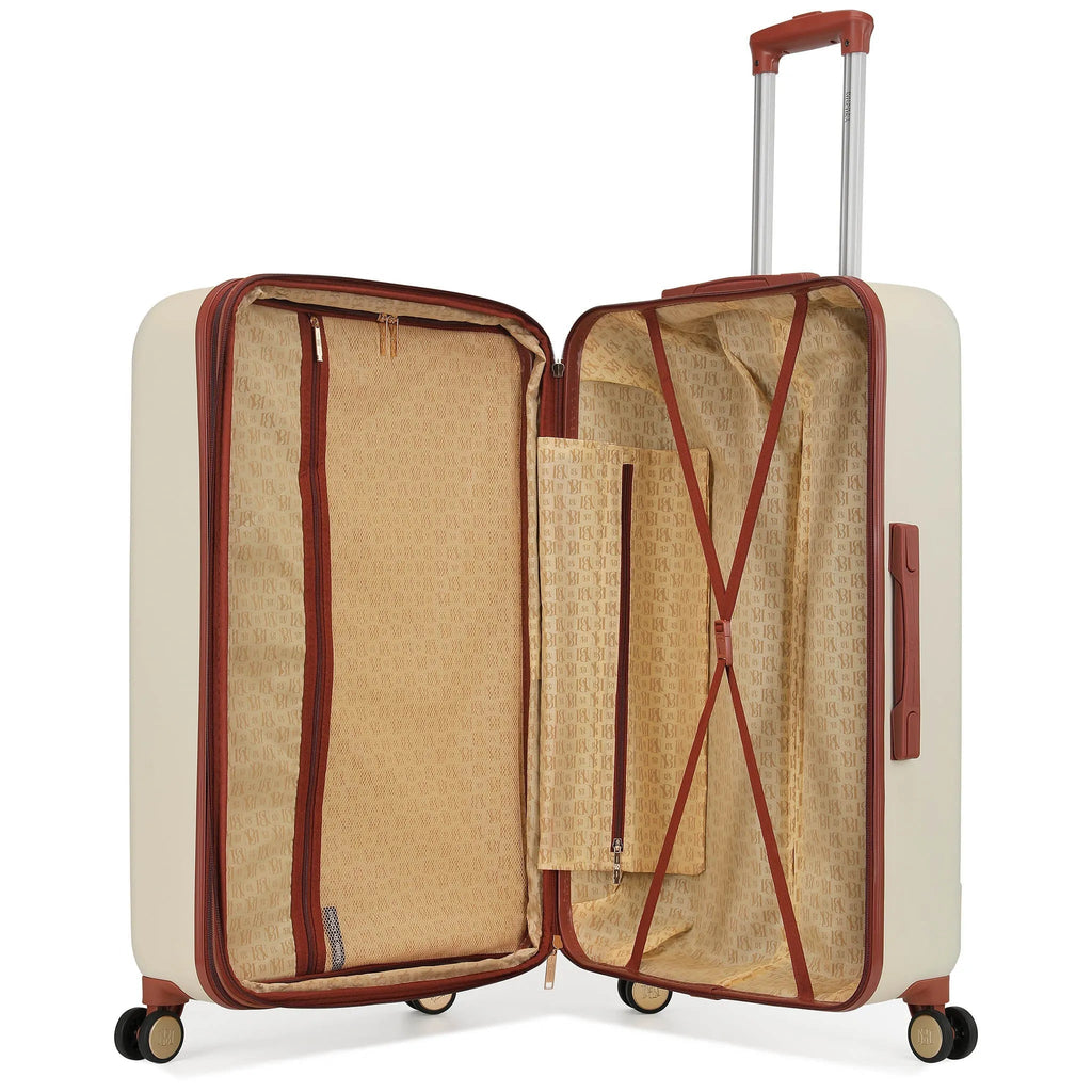 Mia 3 Piece Expandable Retro Luggage Set Travellty