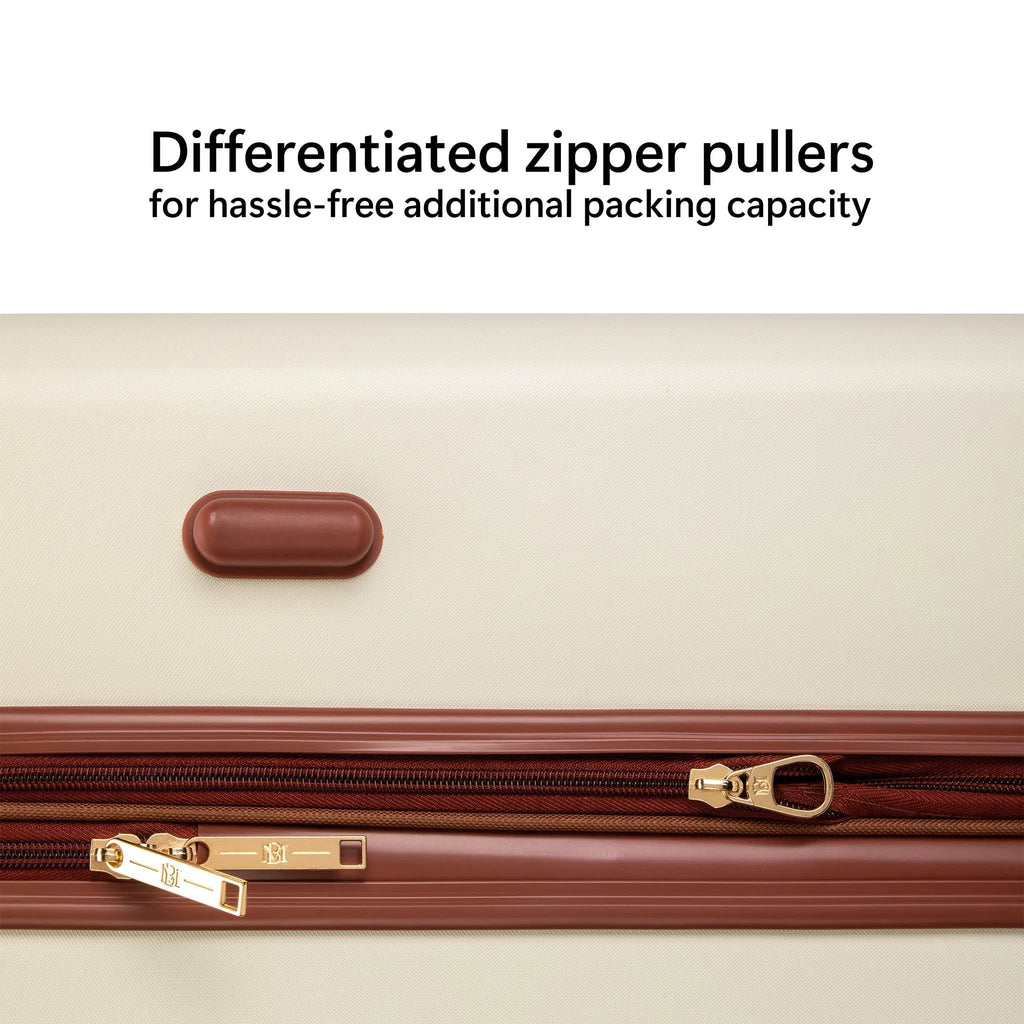 Mia 3 Piece Expandable Retro Luggage Set Travellty