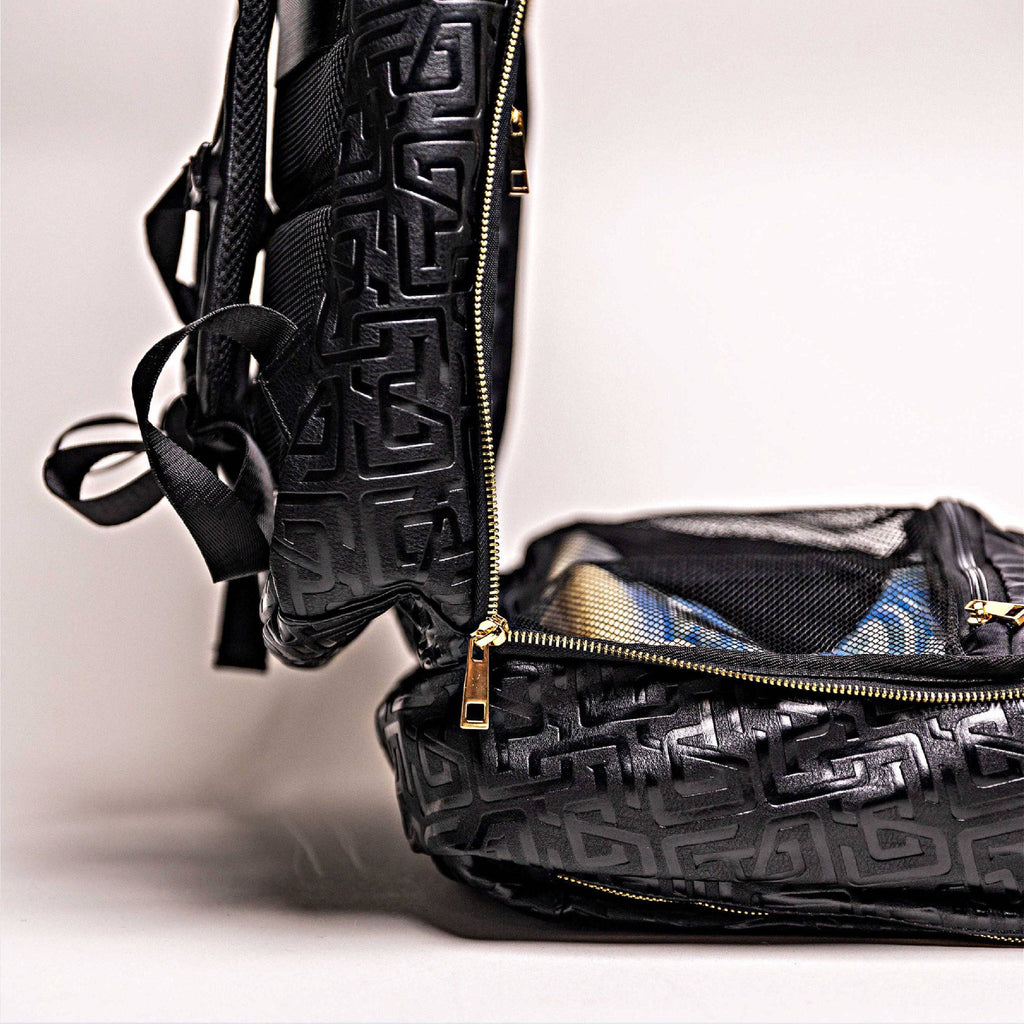 Black Monogram Leather Commuter Bag Sole Premise