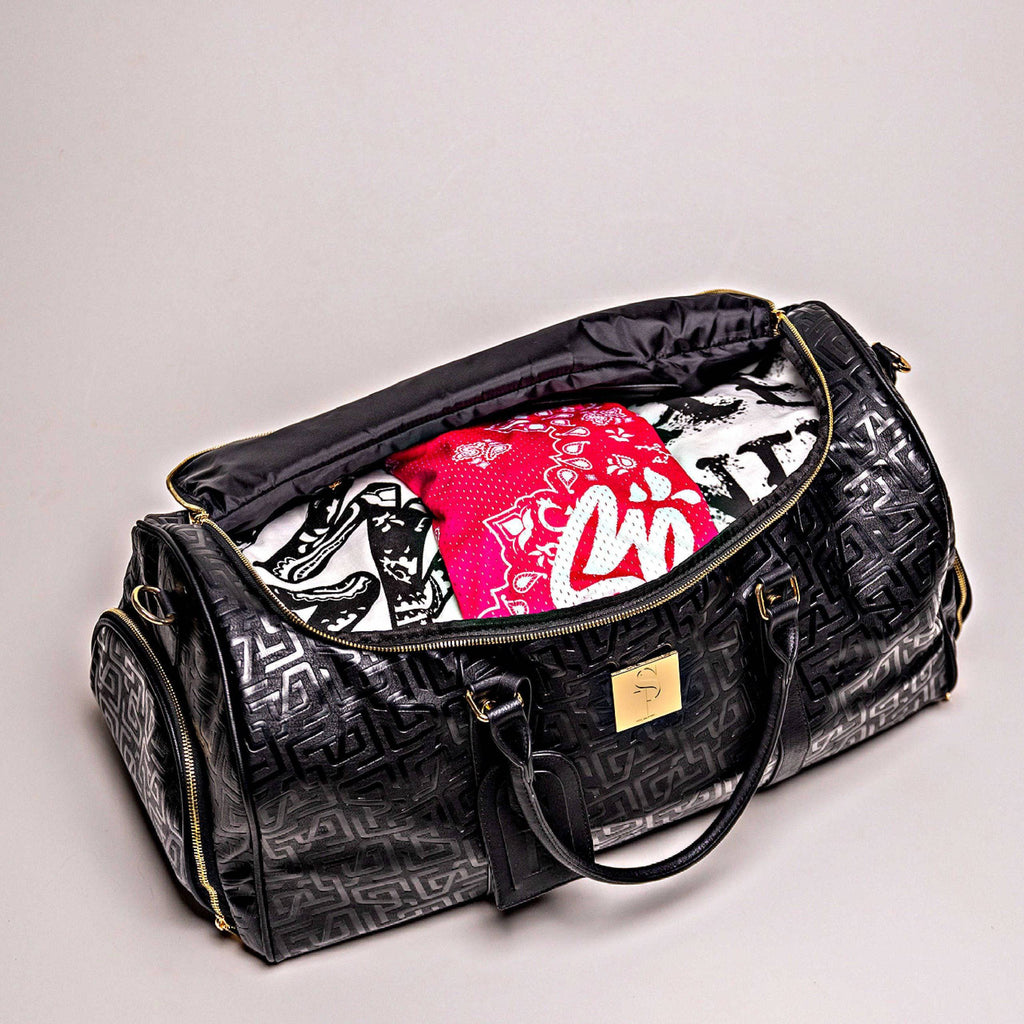 Black Monogram Leather Duffle Bag (150 Made) Sole Premise