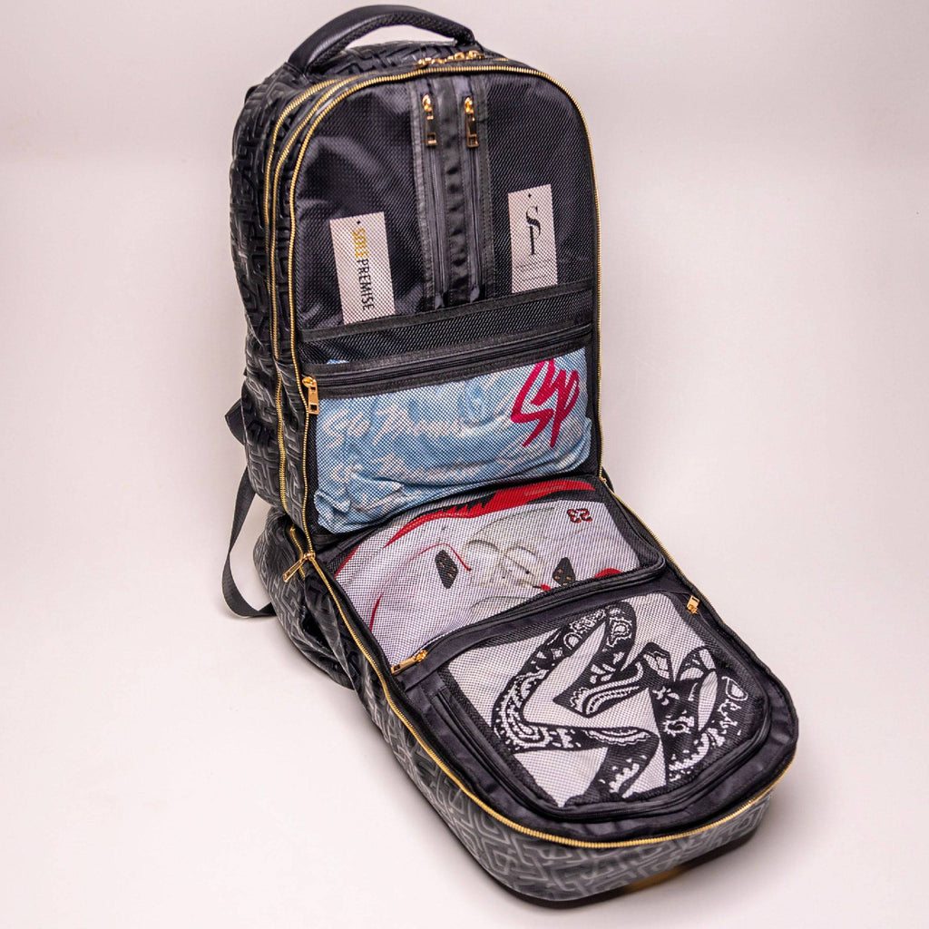 Black Monogram Leather Patented Carry-On Backpack (Only 150 Made) Sole Premise