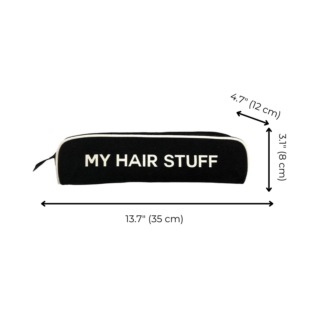 Hair Stuff Travel Case, Black Bag-all