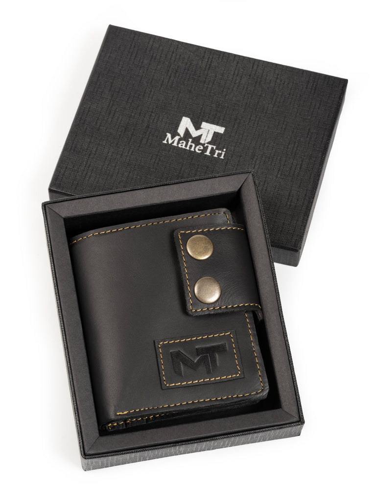 Swift Hold Wallet - Black Classy Leather Bags