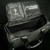 Black Leather Sneaker Duffle Sole Premise