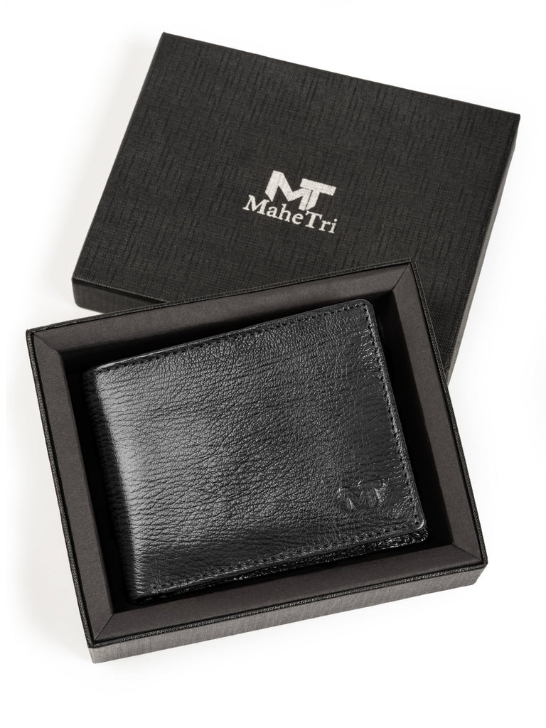 Black Sleek-Fit Wallet Classy Leather Bags