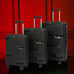 Black Hardcase Roller Luggage Set (28', 24' and 20') Sole Premise