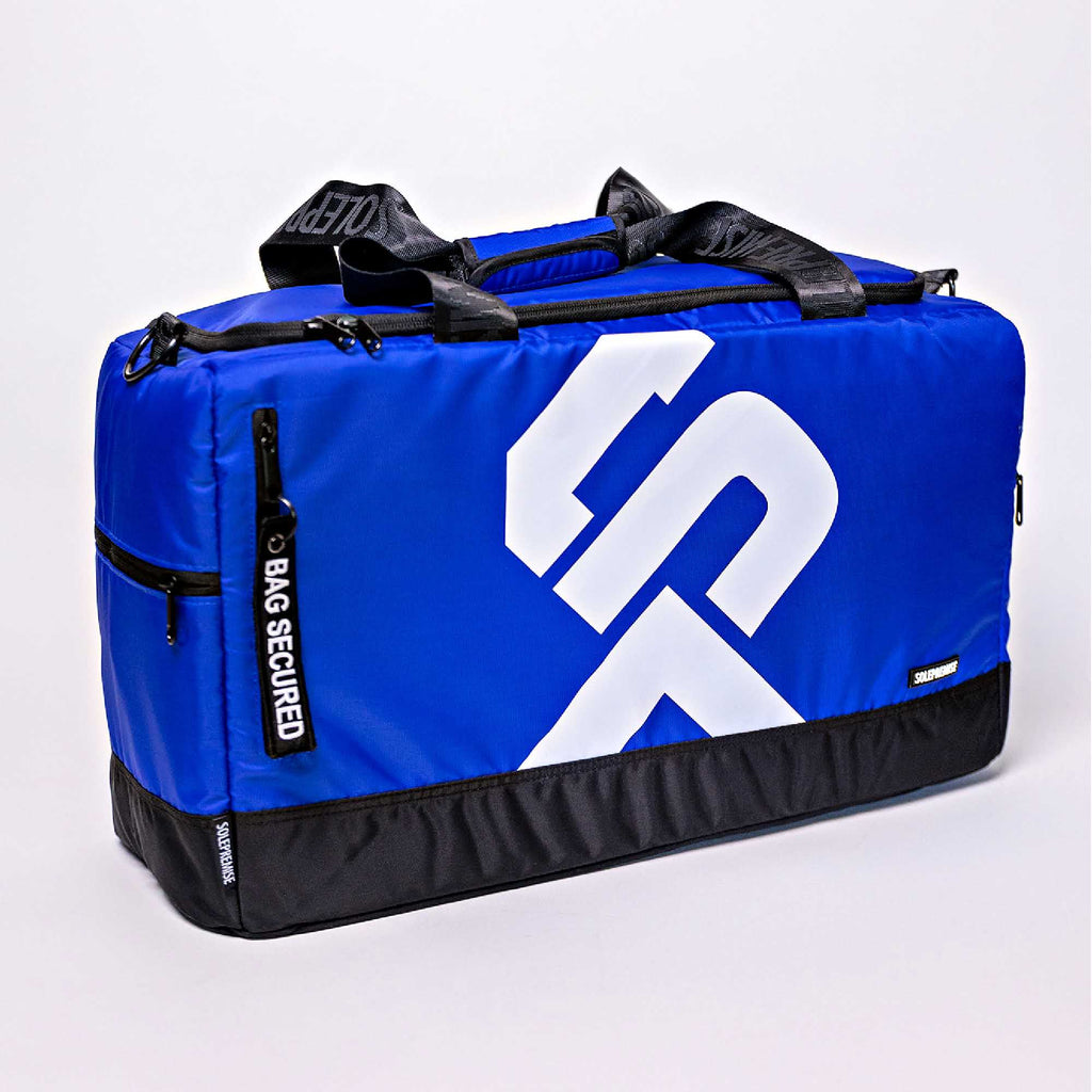 Blue Sneaker Duffle Sole Premise