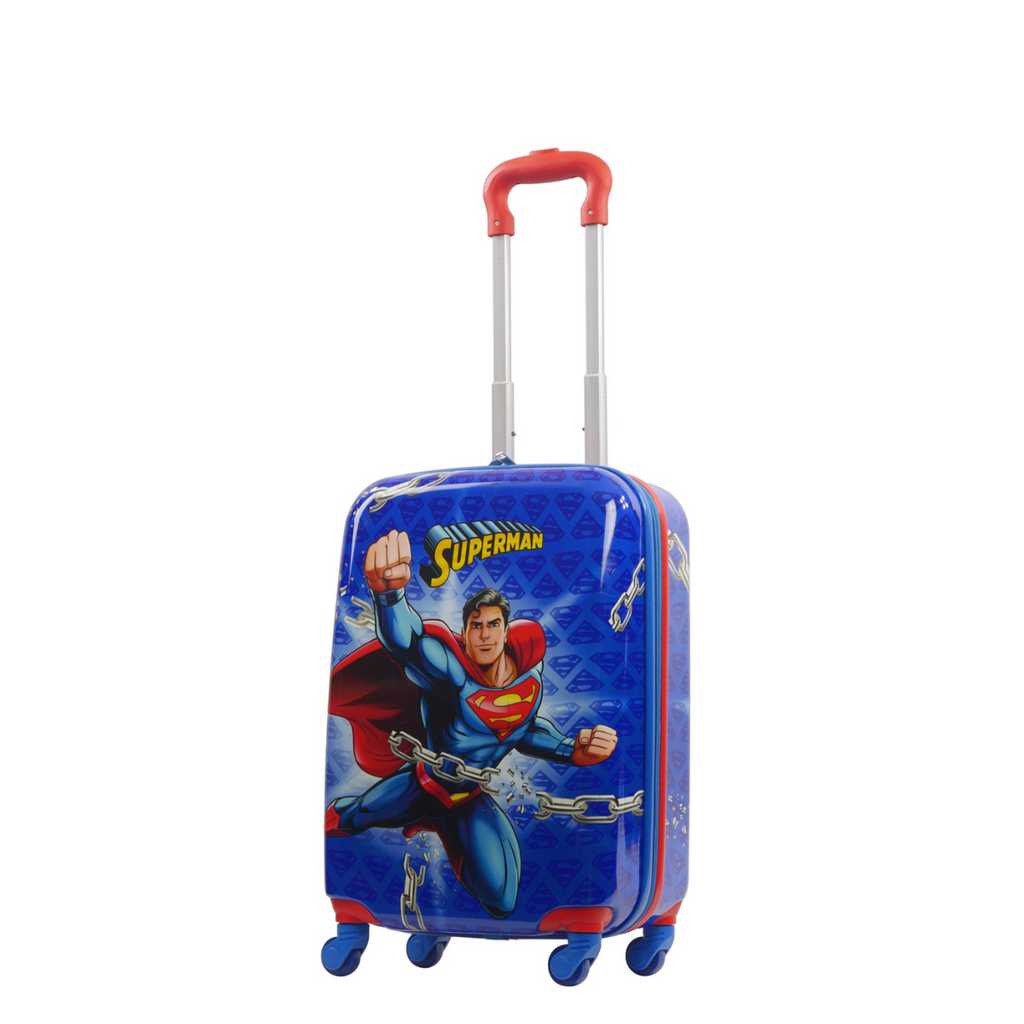 WB Superman Kids 20.5" Hard Side Spinner Carry-on Luggage Ful Luggage