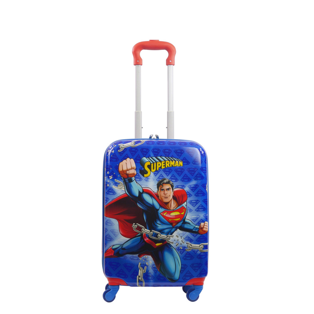 WB Superman Kids 20.5" Hard Side Spinner Carry-on Luggage Ful Luggage