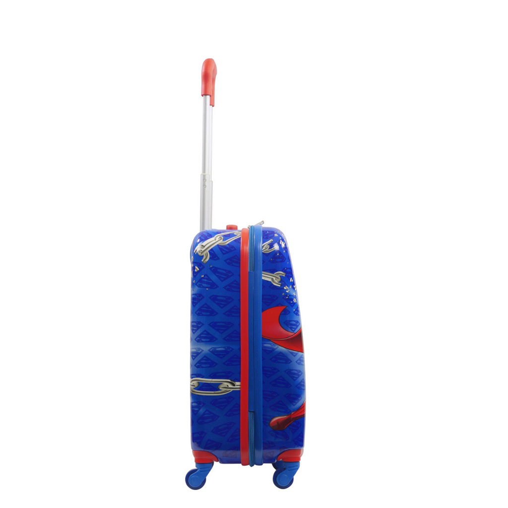 WB Superman Kids 20.5" Hard Side Spinner Carry-on Luggage Ful Luggage