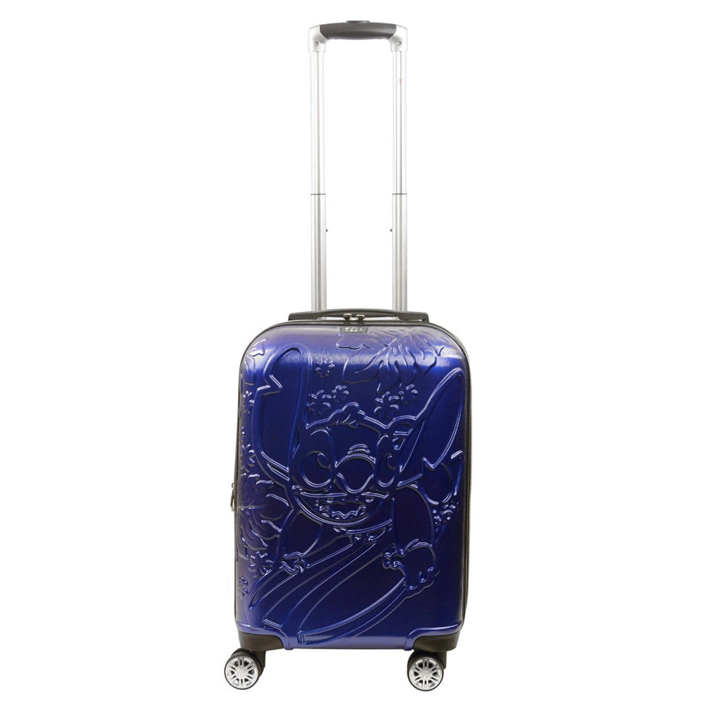 Disney Lilo & Stitch Surfing Molded 22.5" Suitcase Luggage, Blue Ful Luggage