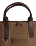 Boconi Sloan Waxed Canvas and Pull-up Leather 18" Duffel Bag Boconi