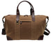 Boconi Sloan Waxed Canvas and Pull-up Leather 18" Duffel Bag Boconi