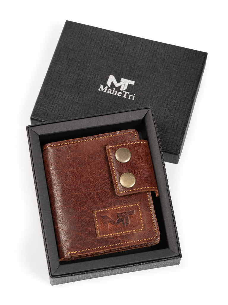 Swift Hold Wallet - Brown Classy Leather Bags