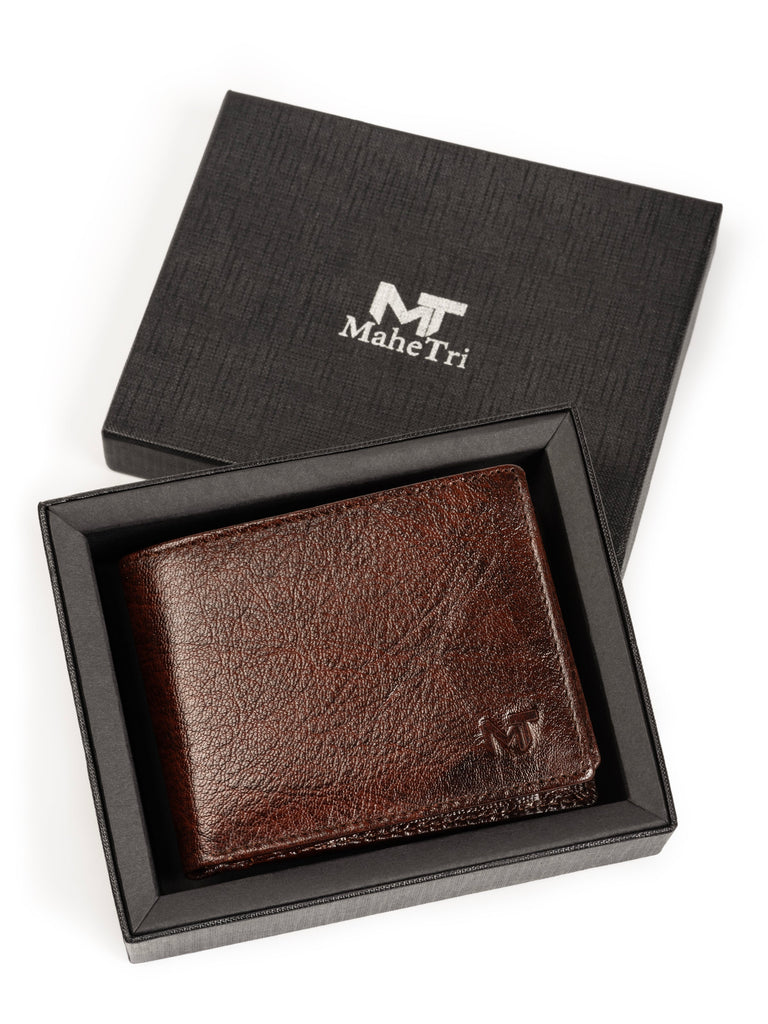 Brown Sleek-Fit Wallet Classy Leather Bags