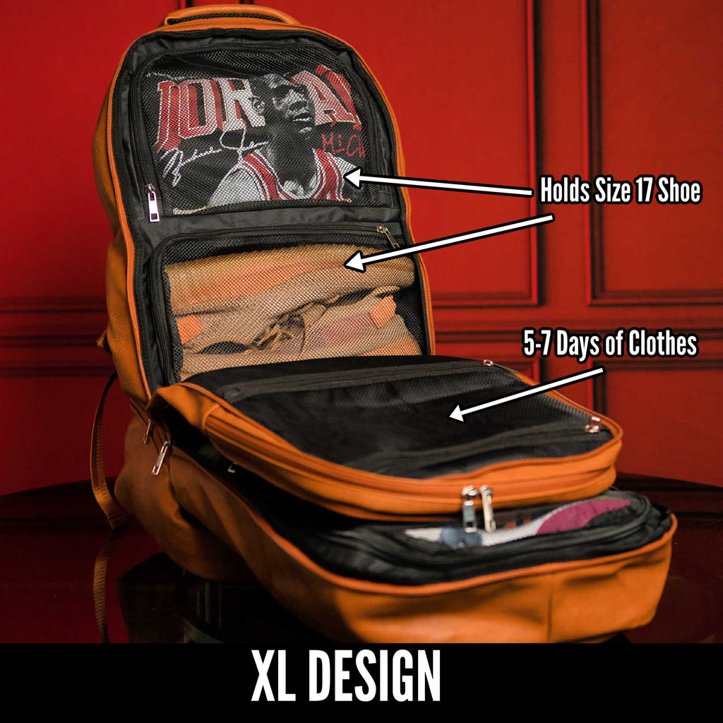 Brown Leather Patented Carry-on Bag (XL Design) (Only 300 Made) Sole Premise