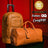 Brown Leather Roller Bag Set Sole Premise