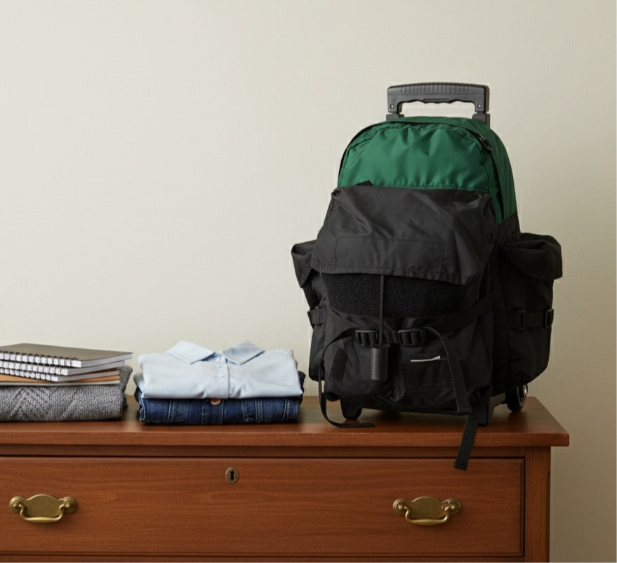 WHEELED TREKKER Rolling Carry-On Tough Traveler - Made in USA since 1970