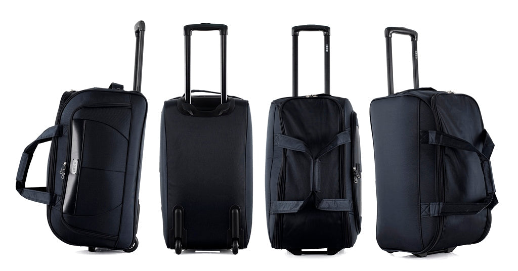 IZOD Carol Lightweight Soft Shell Rolling Duffel Bag with Wheels and Telescopic Handle – Travel-Ready Luggage Duffel Mirage Luggage