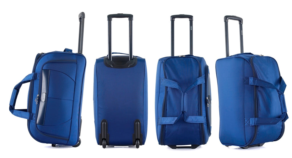 IZOD Carol Lightweight Soft Shell Rolling Duffel Bag with Wheels and Telescopic Handle – Travel-Ready Luggage Duffel Mirage Luggage