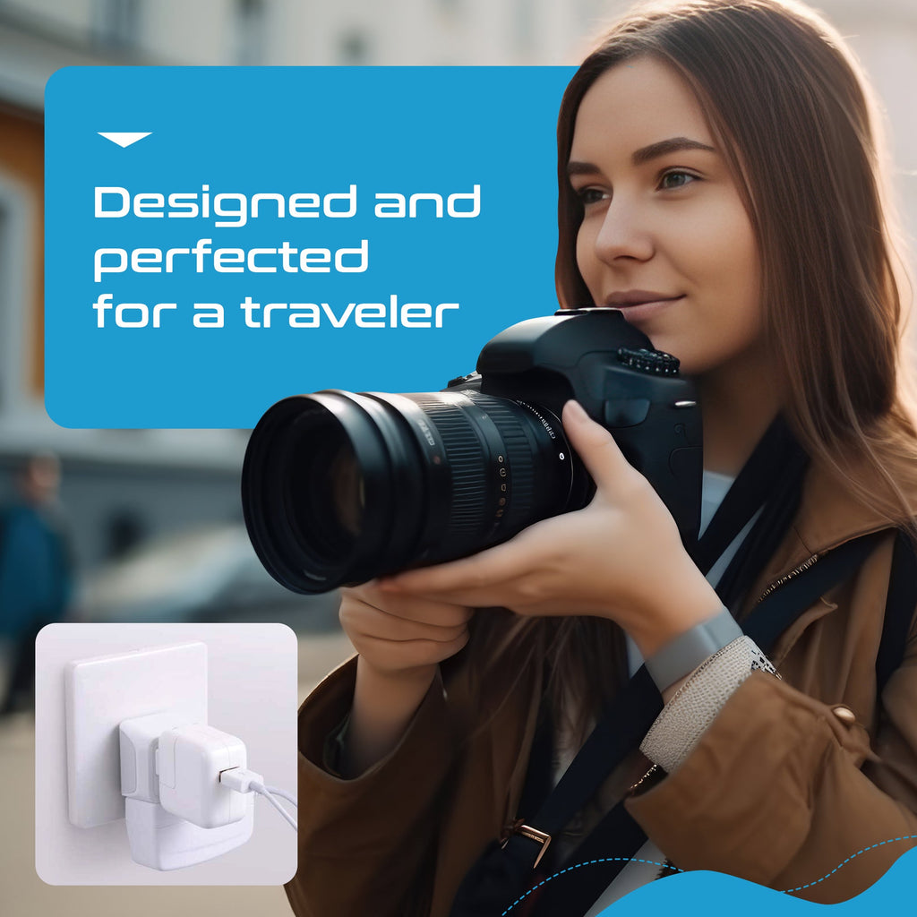 India Travel Adapter - Type D - Ultra Compact (CT-10, 3 Pack) Ceptics
