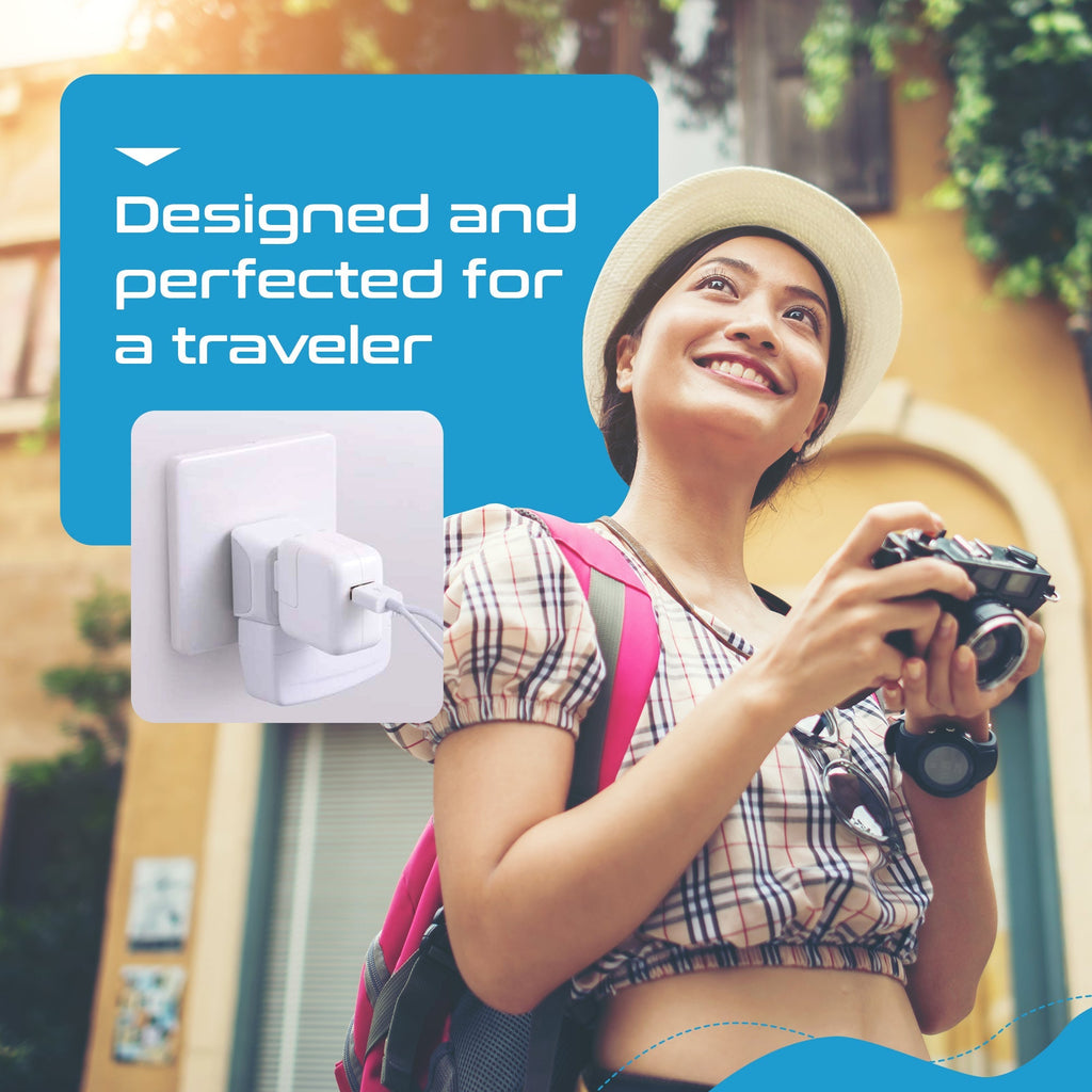 Brazil Travel Adapter - Type N - Ultra Compact (CT-11C, 3 Pack) Ceptics
