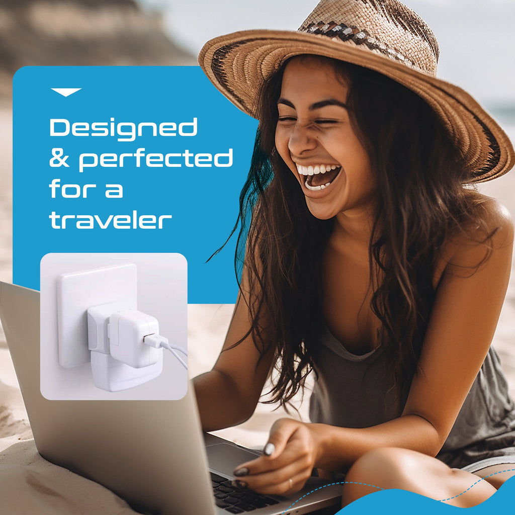 Israel, Palestine Travel Adapter - Type H - Ultra Compact (CT-14, 3 Pack) Ceptics