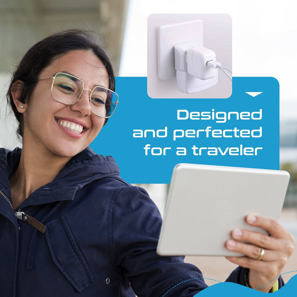 Australia, China Travel Adapter - Type I - Ultra Compact (CT-16, 3 Pack) Ceptics