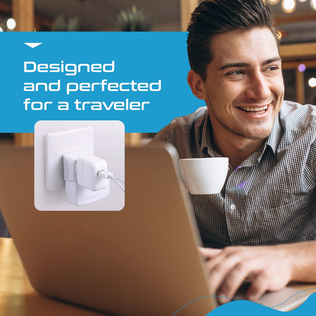 Japan, Philippines Travel Adapter - Type A - Ultra Compact (CT-6, 3 Pack) Ceptics