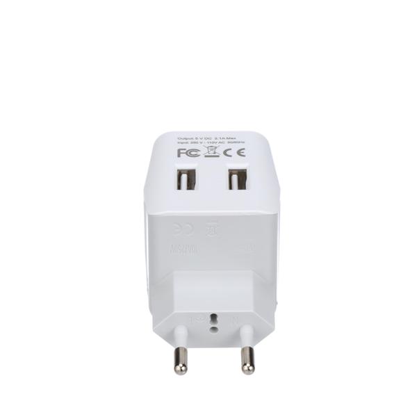 European, Egypt Travel Adapter Plug with Dual USB - Type C - 2 Pack (CTU-9C) Ceptics