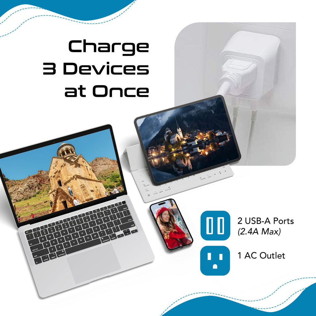 European Travel Adapter - Type C - Dual USB (CTU-9C) Ceptics