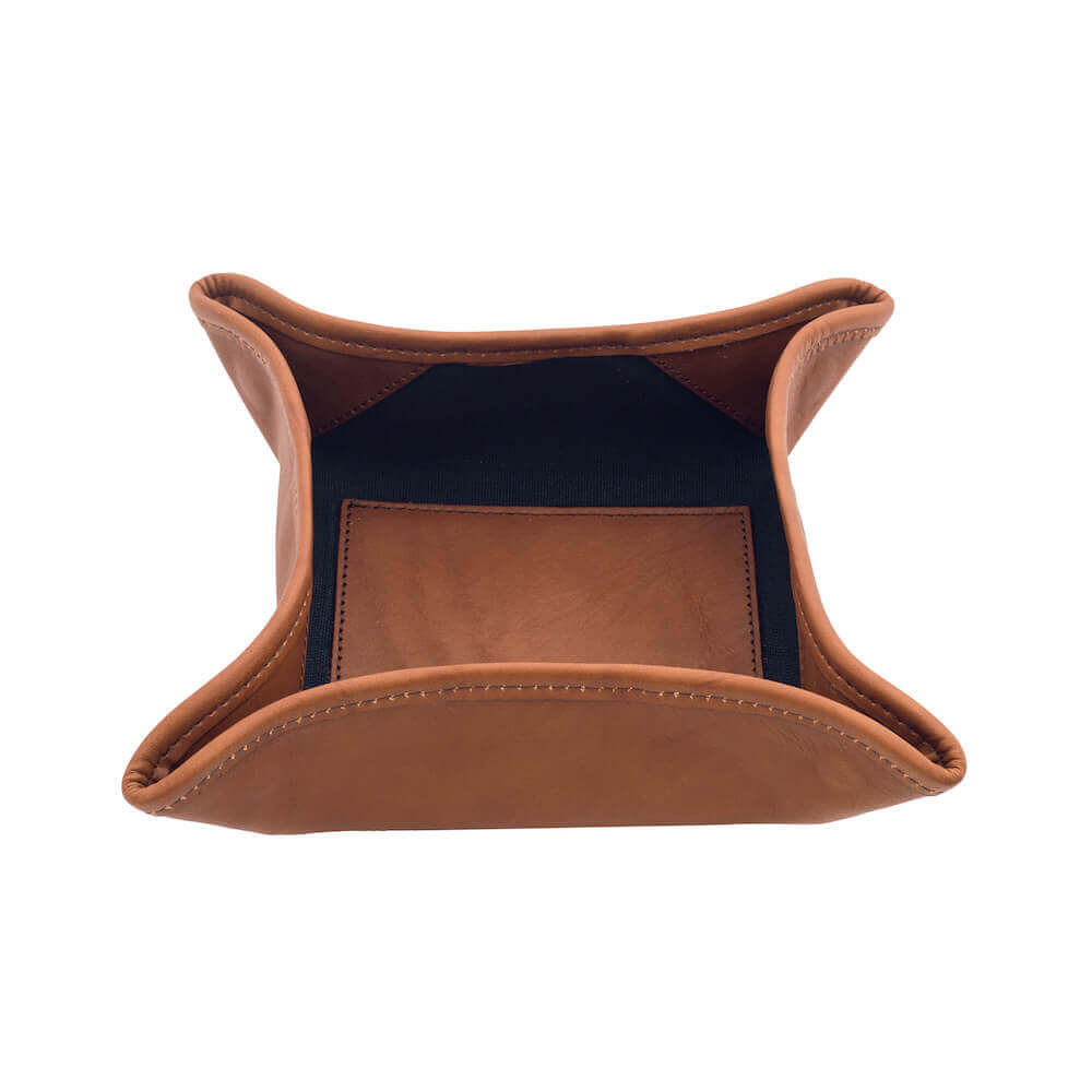 Campaign Waxed Canvas Desk Caddy Mission Mercantile Leather Goods