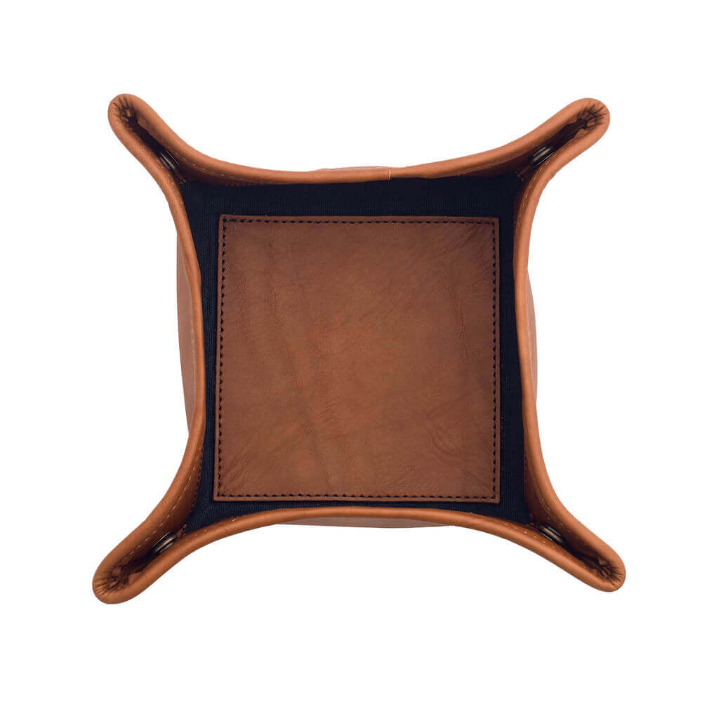 Campaign Waxed Canvas Desk Caddy Mission Mercantile Leather Goods