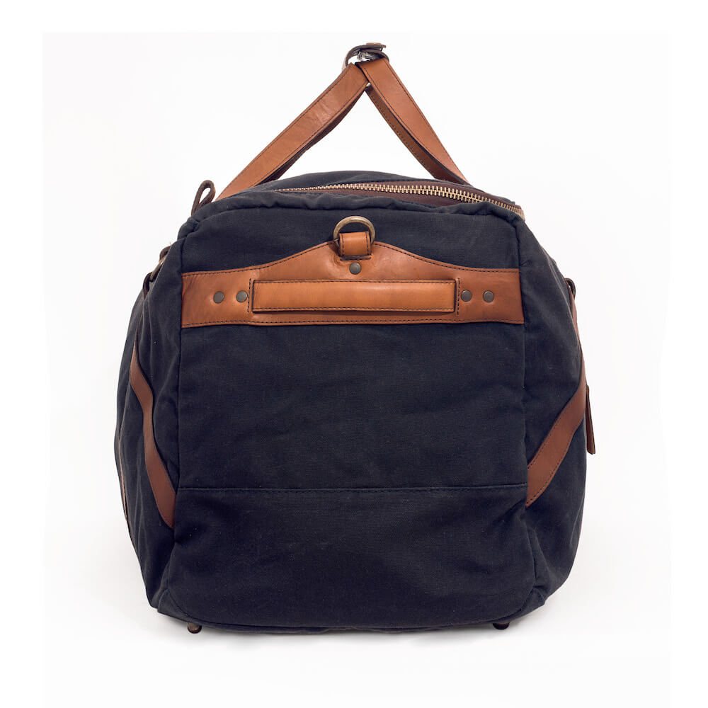 Campaign Waxed Canvas X-Large Duffle Bag Mission Mercantile Leather Goods