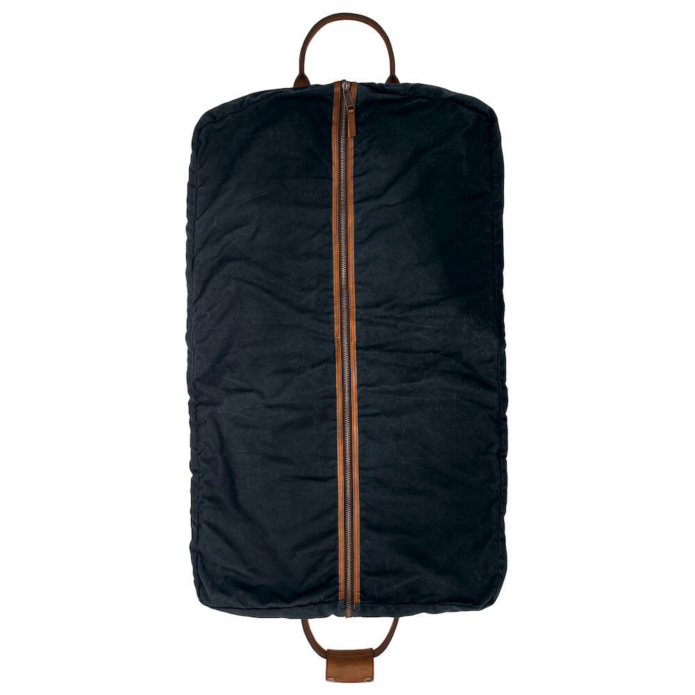 Campaign Waxed Canvas Garment Bag Mission Mercantile Leather Goods