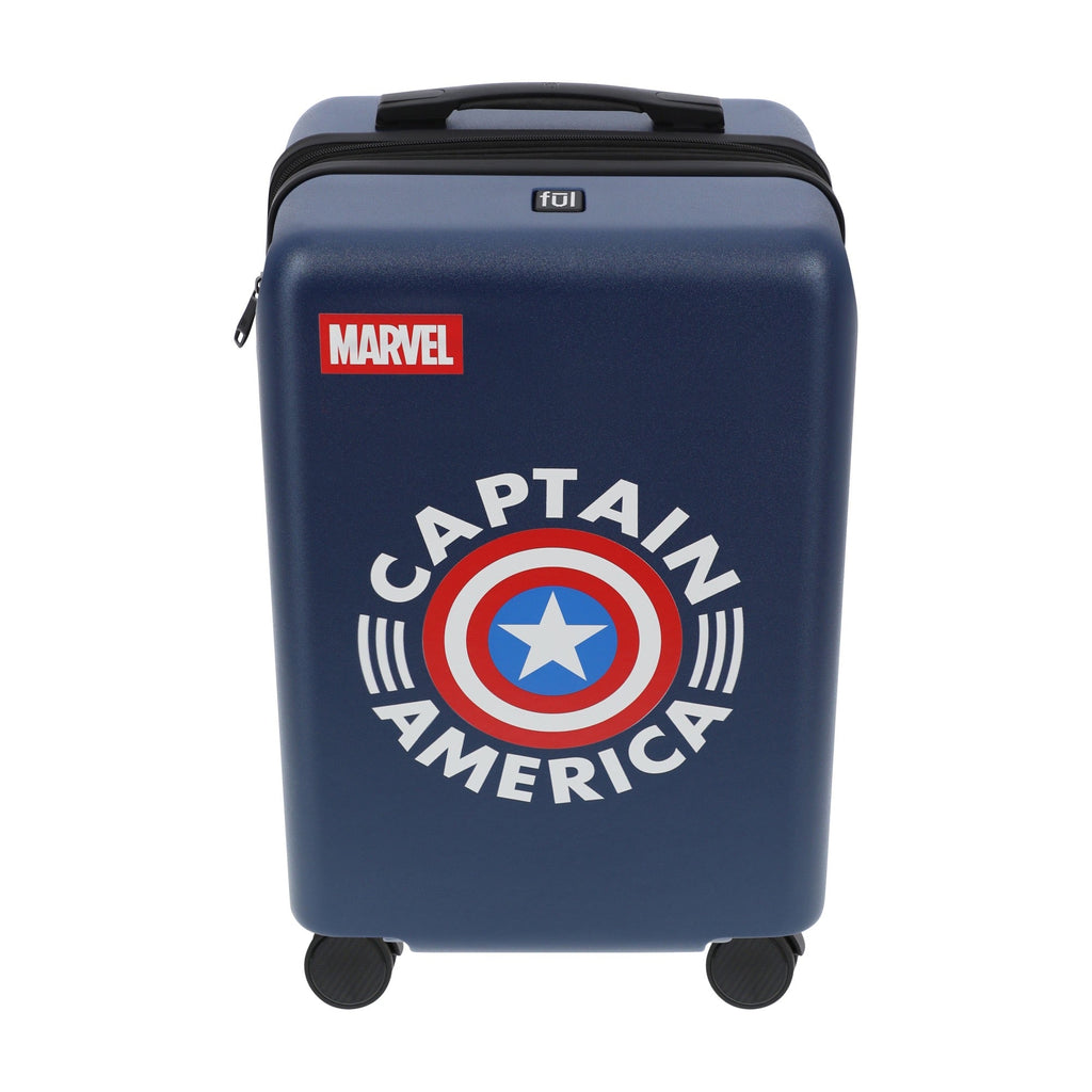 Marvel Captain America 22.5" Carry-On Suitcase Luggage Ful Luggage