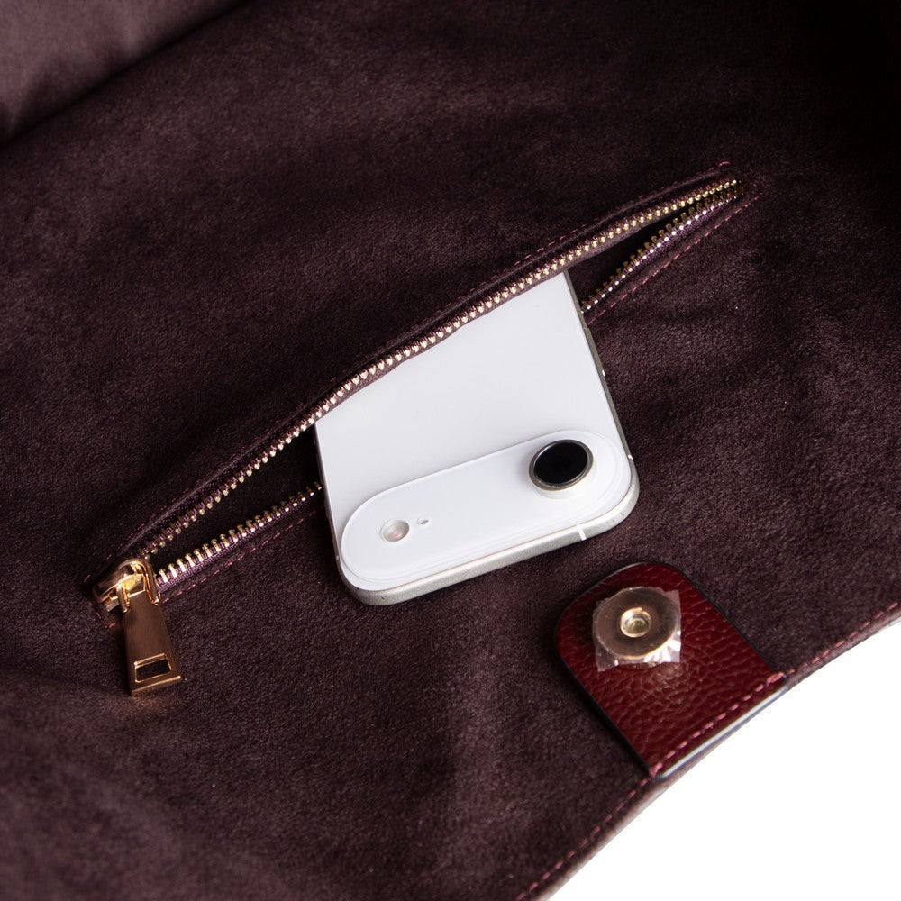 Carina Women's Suede Leather Bag Mizuri Leather