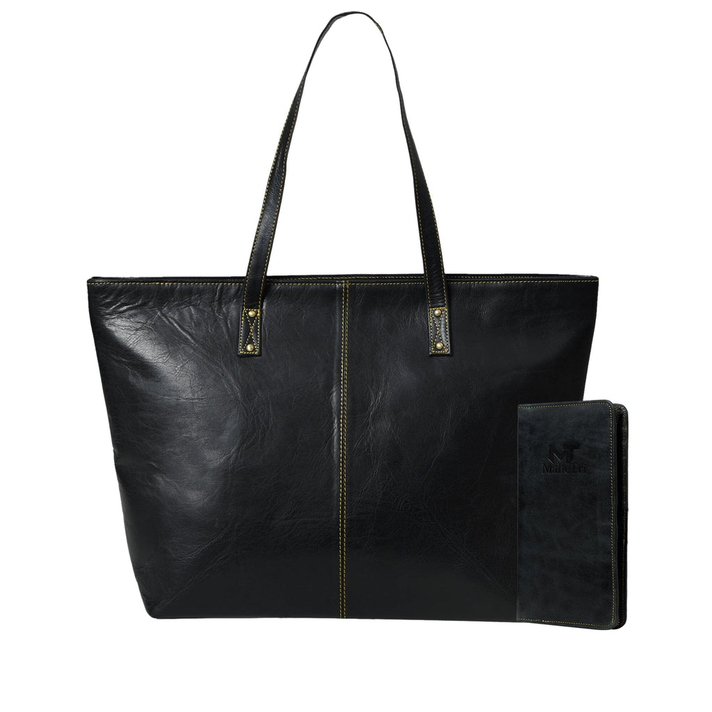 Kim & Blair Combo - Black Classy Leather Bags