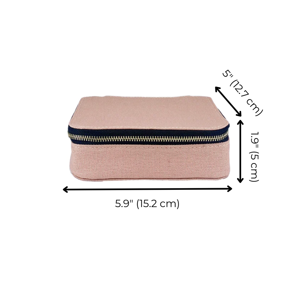 Cosmetics/Trinket Box, Pink/Blush Bag-all