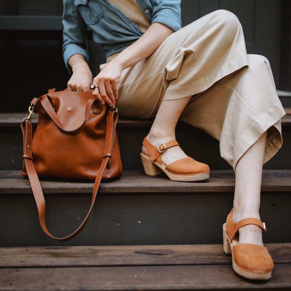 Craft & Forge Leather Tote Mission Mercantile Leather Goods